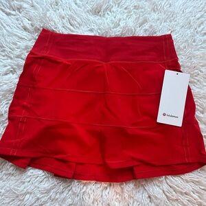 lululemon athletica Women's Bright Red Skort